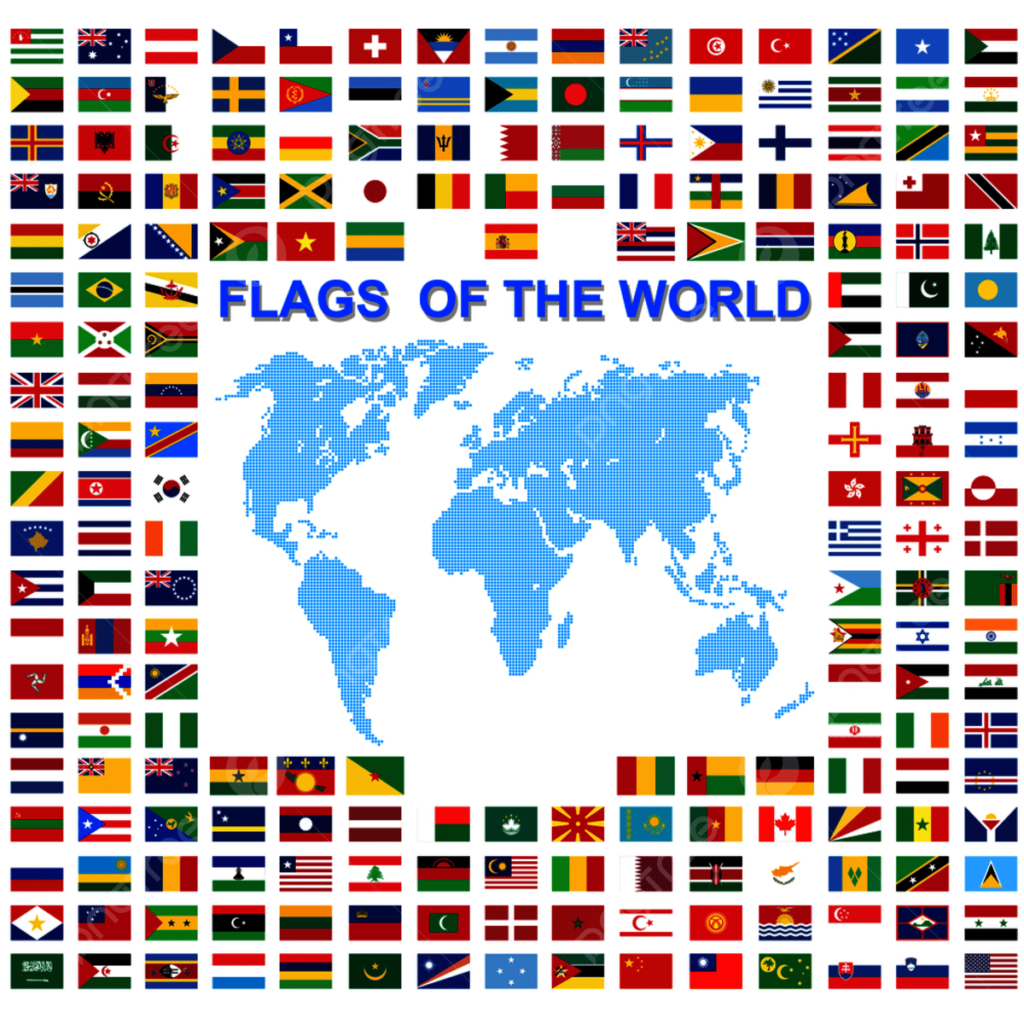 all country flags with names in the world pdf